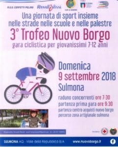 Ciclismo: domenica 9 settembre tornano i giovanissimi con il Trofeo Nuovo Borgo