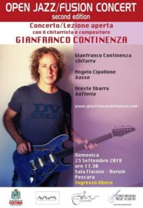 Domenica 23 settembre Gianfranco Continenza