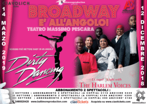 La mini stagione 'Broadway è all’angolo' al Teatro Massimo