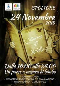 “Castagne e novelle”, tra narrativa e spettacoli nel centro storico di Spoltore sabato 24 novembre