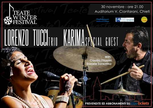 Lorenzo Tucci Trio special guest Karima