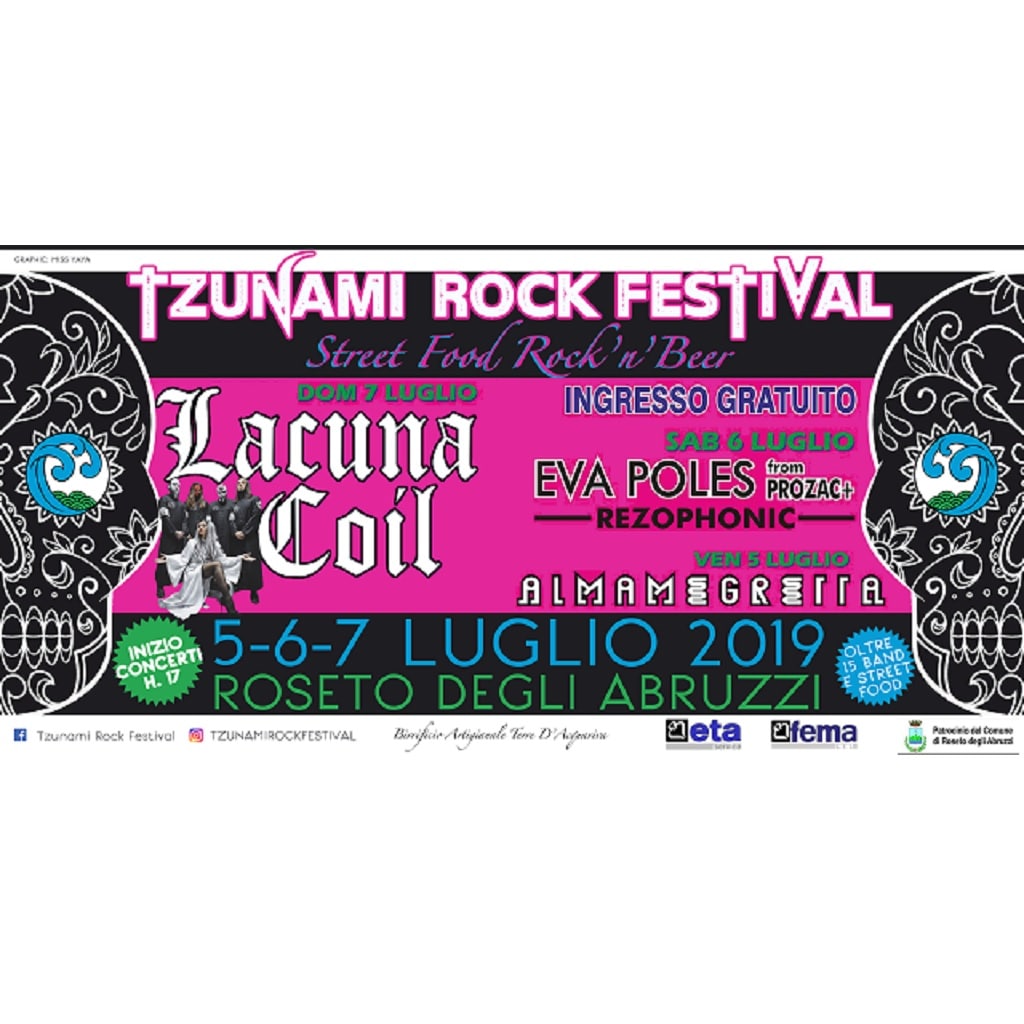 Torna lo Tzunami rock Festival locandina