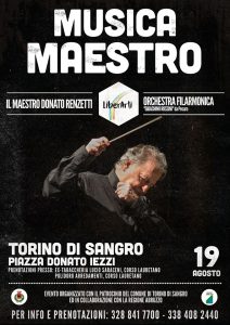 A Torino di Sangro “Musica Maestro”, ecco il programma dell’evento