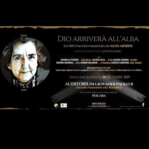 Alda Merini a Pescara: Dio arriverà all'alba