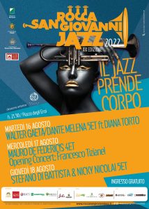 Dal 16 al 18 agosto la diciannovesima edizione di Rocca San Giovanni in Jazz