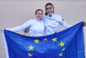 Bianca Falcone e Arianna Bevilacqua al Circuito Europeo Cadetti (Under 17) di Spada